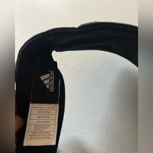 San Jose Sharks Adidas Adjustable Visor Hat Logo great condition - Picture 6 of 6